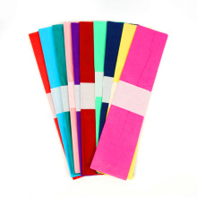 10 color mezclado papel de cera de papel de crepe de colores para el papel de flores de embalaje de la obra